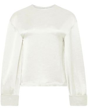 JW Anderson Turn-Up Cuffs Blouse - Weiß