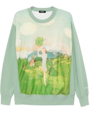 Undercover Cotton Sweatshirt - Green