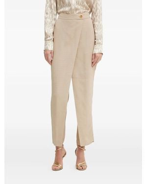 Guess Wrap-Effect Trousers - Natural