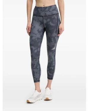 adidas Adi365 Side-Pocket Printed Leggins - Blue