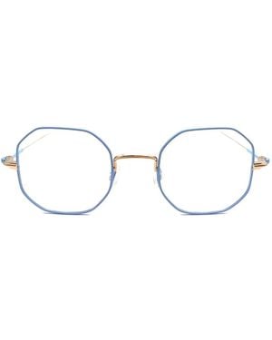 Anne & Valentin Benedict Geometric Glasses - Blue
