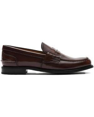 Church's Pembrey Patent-Leather Penny Loafers - Brown