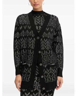 Guess X Marciano Cardigan À Logo Imprimé - Black