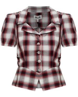 Baum und Pferdgarten Macaia Checked Blouse - White
