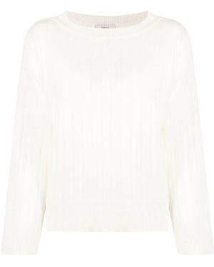 Pringle of Scotland Maglione Con Dettagli A Coste - Bianco