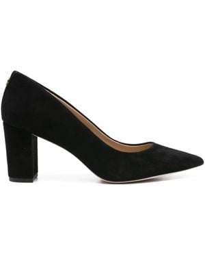 Ralph Lauren 70Mm Lanette Pointed-Toe Suede Pumps - Black