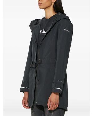 Columbia Here And There Ii Hooded Belted Jacket - Black