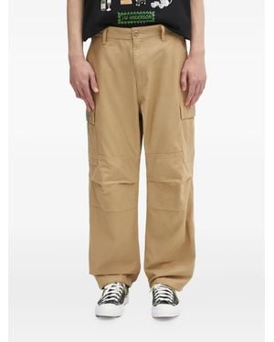 Neighborhood Multi-Pocket Cargo Trousers - Natural