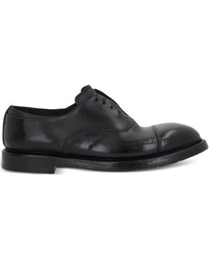 Premiata Leather Derby Shoes - Black