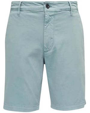 AG Jeans Belt-Loop Welt-Pocket Shorts - Blue