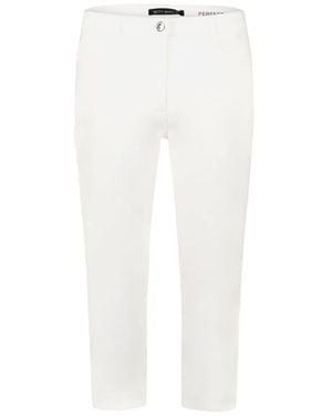 Betty Barclay Cropped Trousers - White