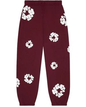 DENIM TEARS Wreath Track Trousers - Red
