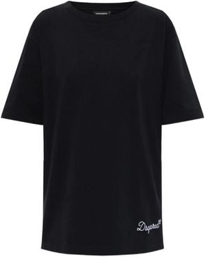 DSquared² T-Shirt With Logo - Black
