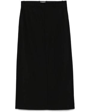 TOTEME Long Straight Skirt - Black