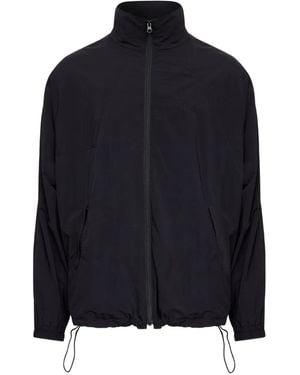 MM6 by Maison Margiela Zip-Up Windbreaker - Blue