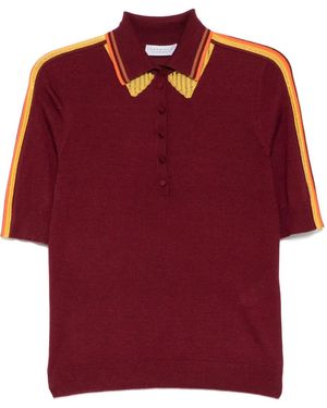 Gabriela Hearst Wendelyn Polo Shirt - Red