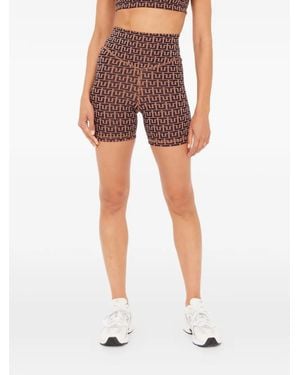 The Upside Castilla Patterned High Spin Short - Natural