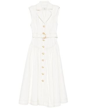 Aje. Liliana Denim Dress - White