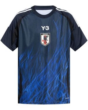 Y-3 X Adidas 'japanese Football Association Home' Tシャツ - ブルー