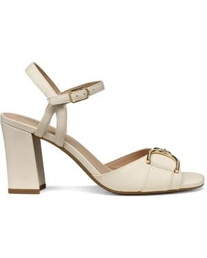 Geox New Eraklia 50 Buckle Strap Sandals - Metallic