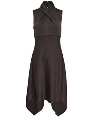 Club21 Collection Laila Handkerchief-Hem Dress - Black