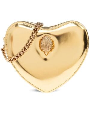 Kurt Geiger Kensington Heart Chain Cross Body Bag - Natural