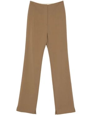 Nanushka Cybel Split-hem Tailored Trousers - Natural