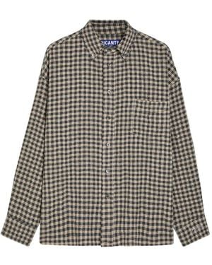 Picante Rocco Checked Shirt - Grey