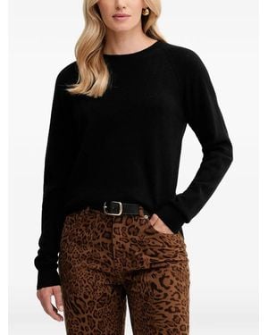 Fracomina Jersey Con Cuello Redondo - Negro