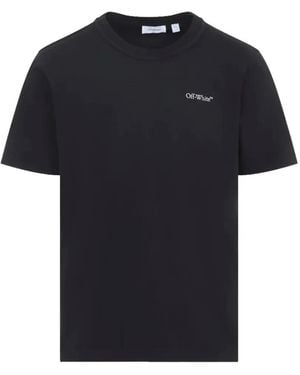 Off-White c/o Virgil Abloh Logo-Print Cotton T-Shirt - Black