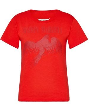 Maison Margiela Cotton T-Shirt - Red