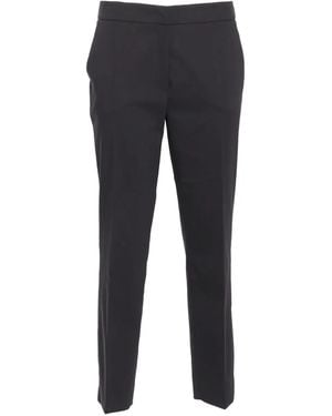 Clips Elastic-Waist Pants - Blue