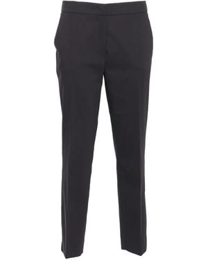 Clips Elastic-Waist Trousers - Blue