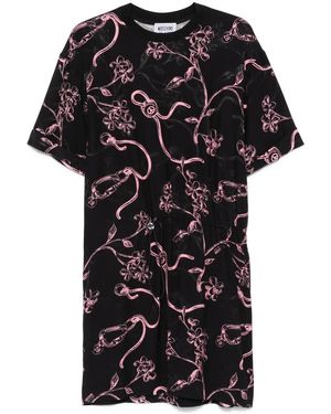 Moschino フローラル ドレス - ブラック