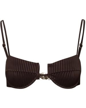 Baobab Top De Bikini Roma Texturizado - Marrón