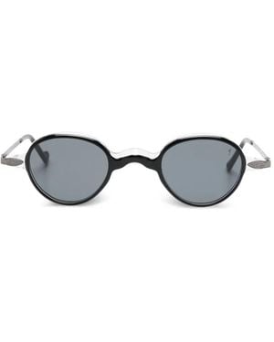 Eyepetizer Oval-Frame Sunglasses - Metallic
