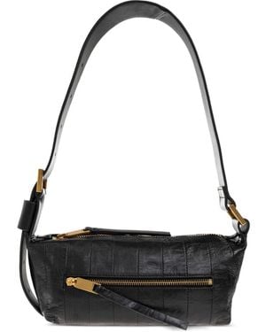 AllSaints Vega Zipped Shoulder Bag - Black