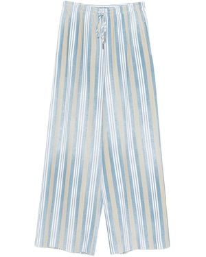 Ermanno Scervino Wide-Leg Pants - Blue