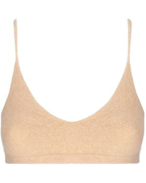 Laneus Knitted Tank Top - Natural