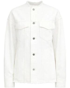 Significant Other Chaqueta Emma Con Flecos - Blanco
