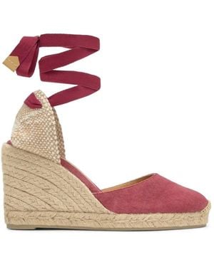 Castañer Carina Wedge Espadrilles - Pink