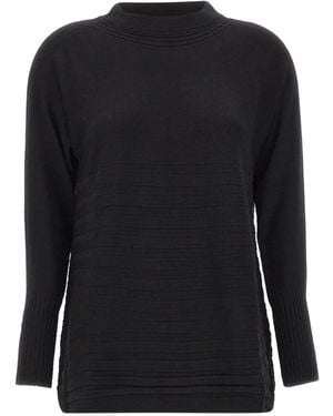 Elena Miro Long-Sleeves Sweatshirt - Black