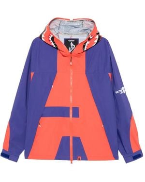 A Bathing Ape Hooded Lightweight Jacket - Blue