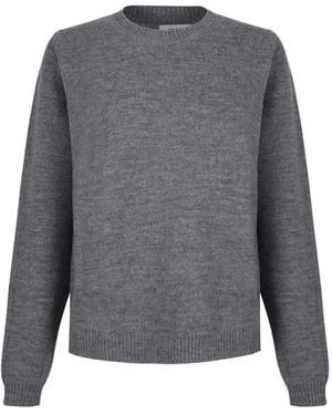 SELECTED Pull En Laine - Gris