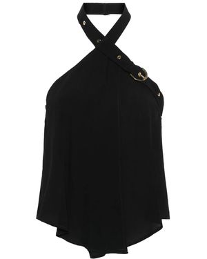 Pinko Tantalo Halterneck Top - Black