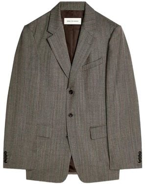 Dries Van Noten Wool Blazer - Grey