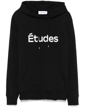 Etudes Studio ロゴ パーカー - ブラック
