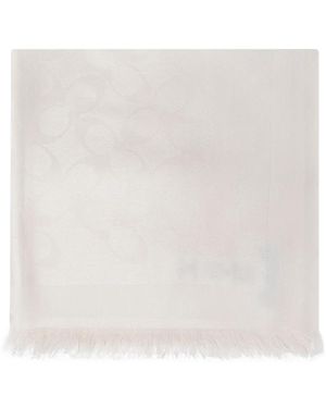 COACH Sciarpa Con Logo Jacquard - Bianco