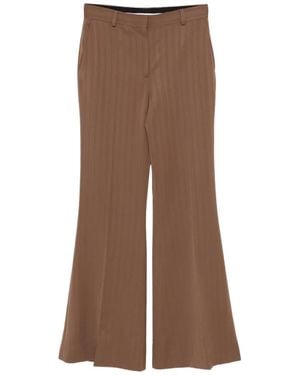 Stella McCartney Pleated Trousers - Brown