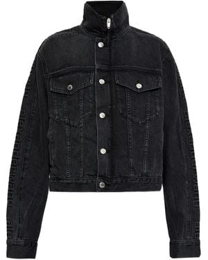 Alexander Wang Zip-Up Denim Jacket - Black